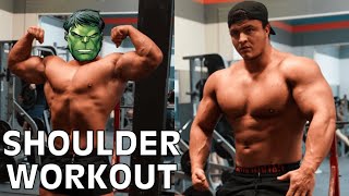 BENCH PR VLOG  SHOULDER WORKOUT W SHREDDED JOE [upl. by Pik]