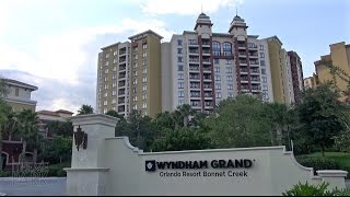 Wyndham Grand Orlando Resort Grand Deluxe Room w Balcony Tour Bonnet Creek Resort Walt Disney World [upl. by Shalne]