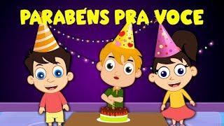 Parabéns pra voce  Música Infantil  Canções Populares [upl. by Dumm]