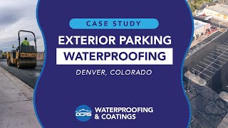 Exterior Parking Waterproofing Case Study  DCPS Waterproofing amp Coatings [upl. by Feigin610]