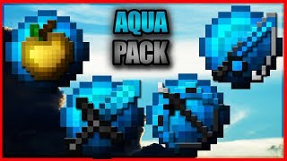 ★ Minecraft PvP Texture Pack l MICROWAVE AQUA TEXTURE PACK 1718 ★ [upl. by Bianka]