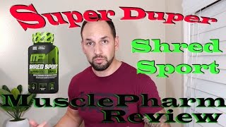 MusclePharm Shred Sport Thermogenic Fat Burner Review [upl. by Repotsirhc382]