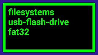 What allocation unit size to use when formatting a USB flash drive in FAT32 [upl. by Meihar72]