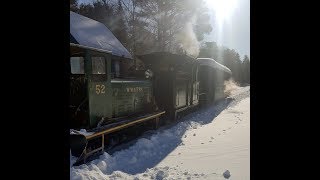 Steam Powered Snow Plow Train [upl. by Meggy]