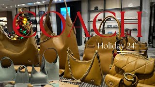 🍯NEW 🍯 COACH HOLIDAY REVEALTHE NEW COLORS HONEY SAGE amp BLUSH ALSO NEW BAGS amp SLGScoach coachbag [upl. by Cherice]