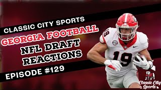 Georgia Football NFL Draft Reactions [upl. by Dari]