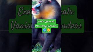 Exotic Animals Vanishing Wonders 🌎😢 extinction exotic education [upl. by Noram]