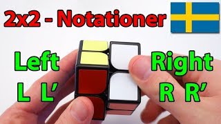 2x2  Notationer Lär dig de olika dragen [upl. by Ezana914]