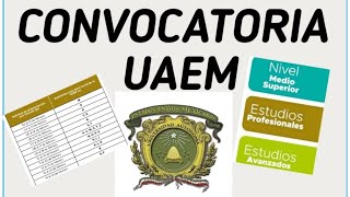 CONVOCATORIA UAEMex 2021  REQUISITOS [upl. by Asylla]