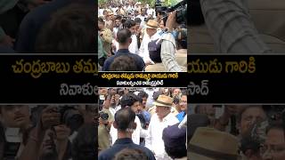 rajendraprasad Visuals At chandrababu Brother House nararohit naralokesh shorts ytshorts [upl. by Niwrud]