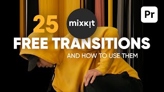 Free Transitions for Premiere Pro from Mixkit And How to Use Them [upl. by Mildred]