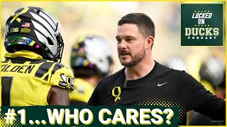 Oregon Football RANKED 1 in 12team Playoff rankings Should Dan Lanning care [upl. by Medeah]