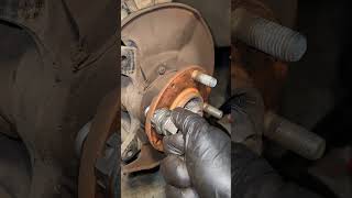 MECHANIC TRICKS AND TIPSWHEEL STUD INSTALLATION automobile automotive shortsvideo shorts short [upl. by Halika]