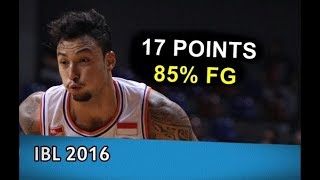 Brandon Jawato 17Pts4Rebs vs Bimasakti Malang  Mei 1 2016 [upl. by Eilata]