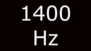 1400 Hz Frequency Test [upl. by Muffin416]