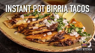 Beef Birria Tacos Using the Instant Pot Recipe [upl. by Yelwar]