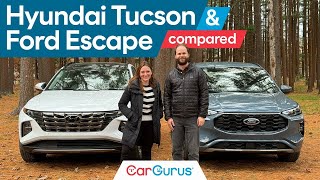 Hyundai Tucson vs Ford Escape [upl. by Barthel]