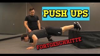 Pushup Liegestütze für Fortgeschrittene  Tutorial [upl. by Hein]