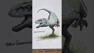 Dinosaur Artwork jurassic park marker drawing dinosaur drawing [upl. by Spiegel]