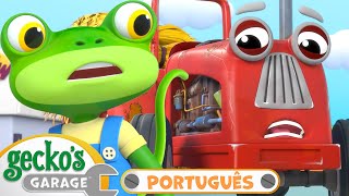 Gecko Conserta o Trator  MELHORES EPISÓDIOS DO GECKO  Desenhos Animados Infantis em Português [upl. by Koloski573]