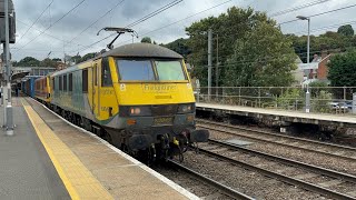 90049  90044 4L91 Trafford Park  Felixstowe 050924 [upl. by Tillio252]