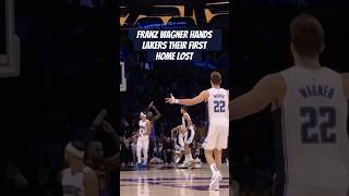 Franz Wagner makes Anthony Davis Lakers pay with gamewinner nba franzwagner orlandomagic [upl. by Ahseram141]