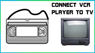 How to connect vcr player to crt tv [upl. by Eahc]