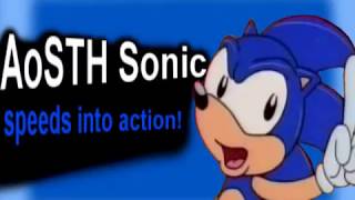 REUPLOAD Super Smash Bros ARL Character Moveset AoSTH Sonic [upl. by Aubyn]