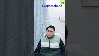 Exophthalmos kiya hota he healthcare medical knowledge doctor healthtips healthylife [upl. by Torrell605]