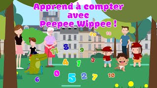 Compter jusquà 20 avec Peppee Wippee  Learn French numbers 1 to 20 [upl. by Yrakcaz]