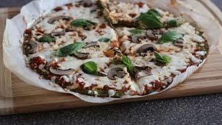 BROCCOLI CRUST PIZZAGLUTEN FREE AND LOW CALORIE PIZZA [upl. by Noorah]