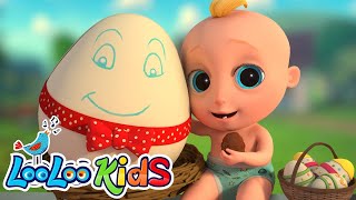 Humpty Dumpty  The Little Green Frog more Kids Songs and Nursery Rhymes by LooLoo Kids [upl. by English]