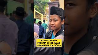 momen sedih ketika santri mendapat kabar ayah nya sudah pergi untuk selamanya‼️sedih nangis ayah [upl. by Anned52]