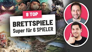 Richtig coole Brettspiele für 6 und mehr Spieler 🤩 Zuschauertipps [upl. by Ahseinek]