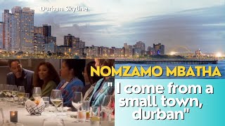 nomzamo mbatha says she comes from a small town in durban [upl. by Asile]