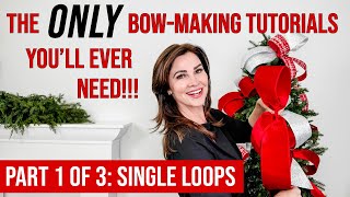 The ULTIMATE BowMaking Tutorial  Part 1 Single Loops  Learn the BEST Technique for Stunning Bows [upl. by Aryamoy]