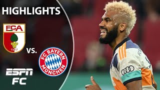 Bayern Munich catches fire with 4 secondhalf goals vs Augsburg  German Cup Highlights  ESPN FC [upl. by Adieno453]