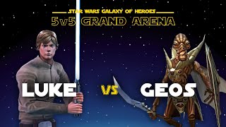 5v5  CLS vs Geos  SWGOH GAC [upl. by Dodie]