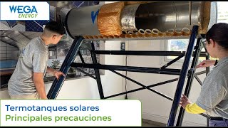 Capacitación Termotanques solares y sus principales precauciones  Wega Energy [upl. by Featherstone]