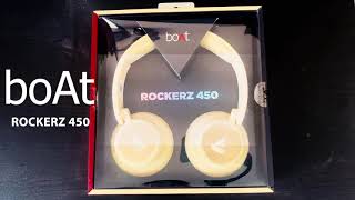 boAt Rockerz 450 Wireless Headphones🎧❤ Unboxing And Review  bset Gaming Headphone for Pc 💕💕 [upl. by Nimad]