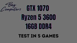 Ryzen 5 3600  GTX 1070 Ti vs COUNTER STRIKE 2 [upl. by Maller186]