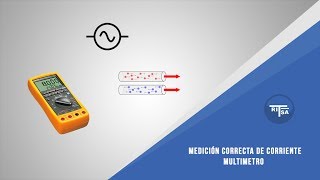 Medición de corriente  Uso correcto del multimetro  Electrónica [upl. by Arehc]