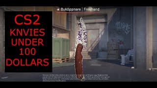 Counter Strike 2 CS2 Best Knives Under 100 dollars DMARKET EDITION [upl. by Arimaj]