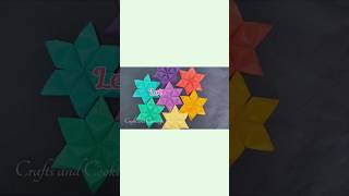 DIY Geometric Paper Wall Art Part 1 Origami Paper Craft [upl. by Ahseel]