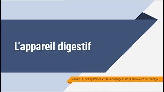 Lappareil digestif [upl. by Epolenep]