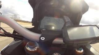 Multistrada 1200  MTS 1200 topspeed run [upl. by Rexferd]