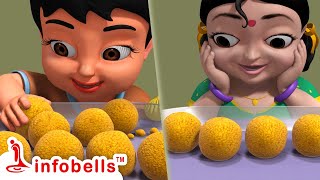 வட்டமான லட்டு தட்டு நிறைய லட்டு  Tamil Rhymes for Children  Infobells [upl. by Aldon]