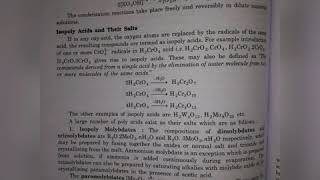 Iso and hetero poly acids and salts [upl. by Lipkin]