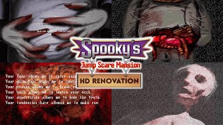 Spookys Jump Scare Mansion HD Renovation  All Special Death Screens Main Game Endless DLCs [upl. by Ahsenar]