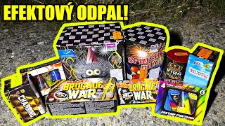 VELKÝ ODPAL EFEKTOVÉ PYROTECHNIKY [upl. by Annaujat857]